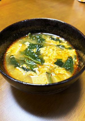 簡単麻婆豆腐スープ-レシピのメイン写真