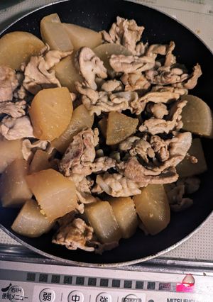 豚バラと大根のニンニク醤油焼き-レシピのメイン写真