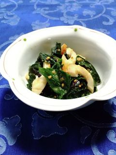 金時草のごまポン酢和え-レシピのメイン写真