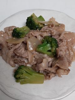 豚肉とブロッコリーのオイスターソース炒め-レシピのメイン写真