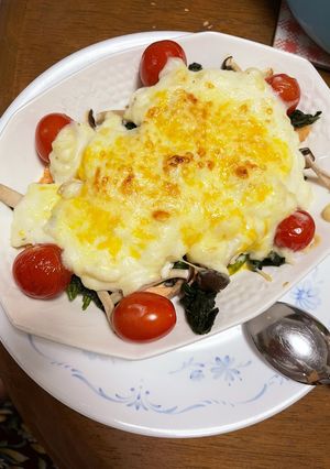 野菜たっぷり!鮭グラタン-レシピのメイン写真