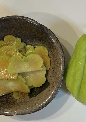 麺つゆだけ！はやとうりの一夜漬け-レシピのメイン写真