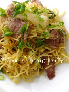 豚肉とセロリの塩焼きそば(にんにく風味)-レシピのメイン写真