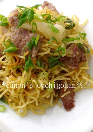 豚肉とセロリの塩焼きそば（にんにく風味）-レシピのメイン写真