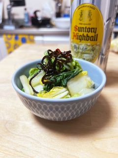 簡単!さっぱり美味い☆白菜と塩昆布浅漬け-レシピのメイン写真