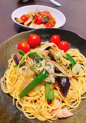 野菜とベーコンのバター醤油パスタ-レシピのメイン写真
