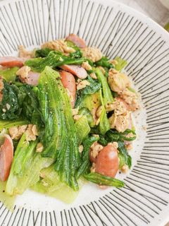 シャキシャキ食感!レタスのマヨネーズ炒め-レシピのメイン写真