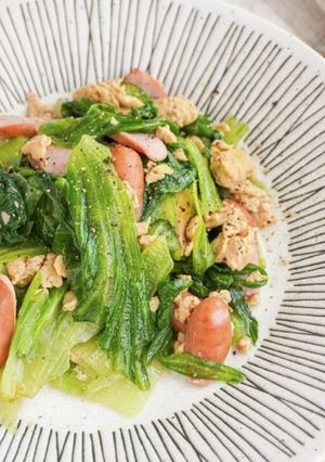 シャキシャキ食感！レタスのマヨネーズ炒め-レシピのメイン写真