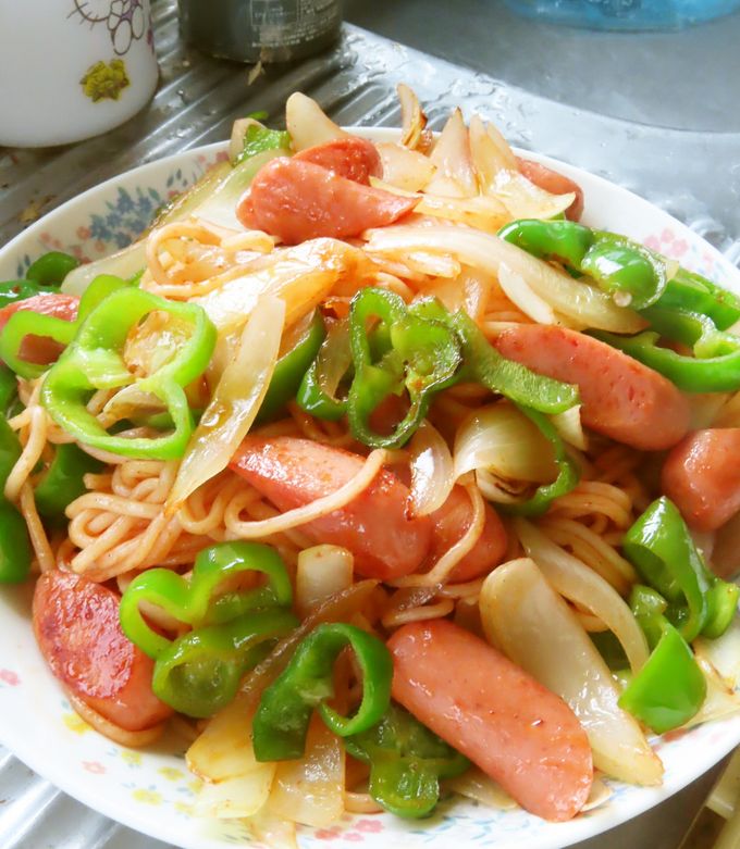 五木のナポリタンで昭和の給食風スパゲティ-レシピのメイン写真