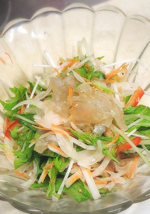 ヒラメの昆布〆サラダ-レシピのメイン写真