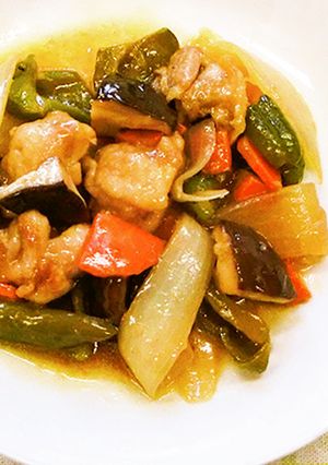 鶏肉と野菜のさっぱり甘酢煮-レシピのメイン写真