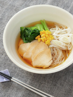 鶏だし中華汁ビーフン-レシピのメイン写真