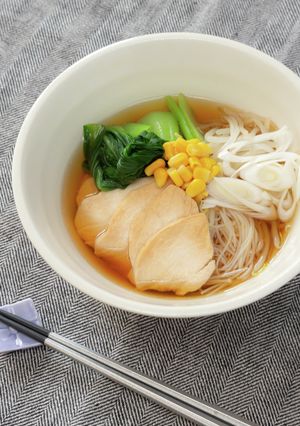 鶏だし中華汁ビーフン-レシピのメイン写真