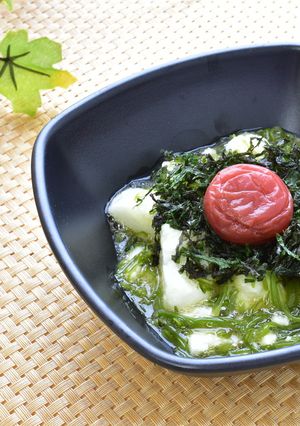 たたき長芋のめかぶ和え-レシピのメイン写真