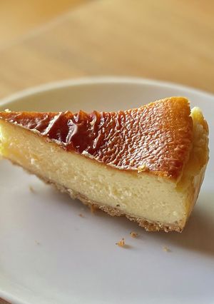 フードプロセッサーでベイクドチーズケーキ-レシピのメイン写真