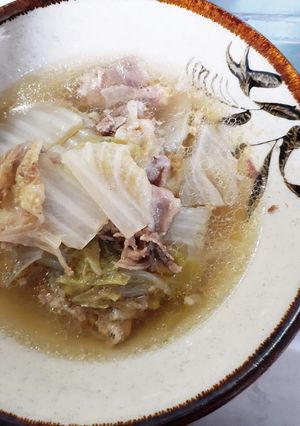 とっても簡単★白菜とスライス牛肉のスープ-レシピのメイン写真