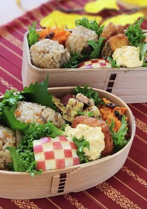 133.秋冬のバランス弁当-レシピのメイン写真