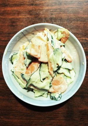 塩麹マヨネーズの生野菜サラダ-レシピのメイン写真