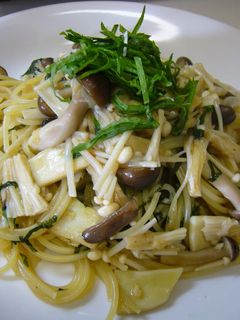 シソたっぷり♪しょうが風味の和風パスタ☆-レシピのメイン写真