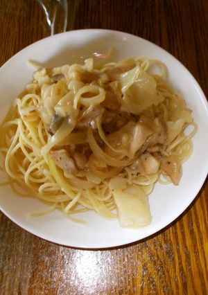 市販ルゥで作るクリームパスタ-レシピのメイン写真