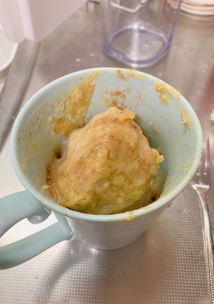【夫絶賛】全部大さじでマグカップケーキ-レシピのメイン写真