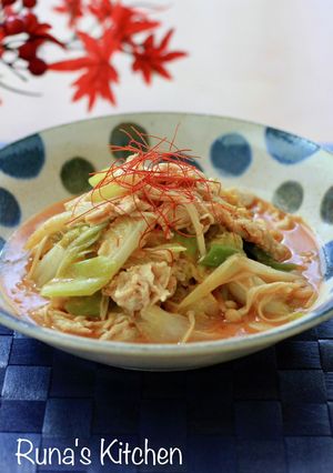 レンジで10分♬韓国風豚肉白菜蒸し-レシピのメイン写真