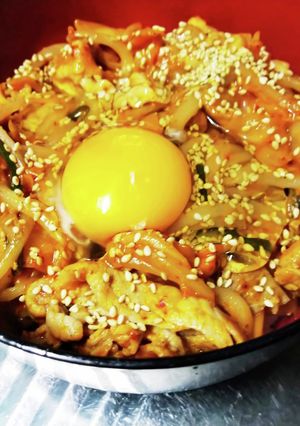 豚キムチ丼-レシピのメイン写真