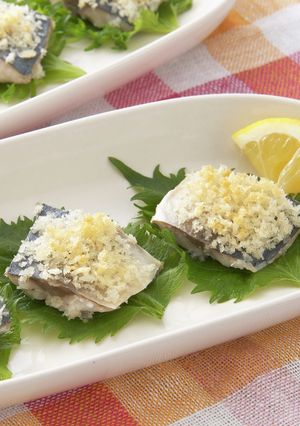 レンジで!あじのパン粉焼き レモン風味-レシピのメイン写真