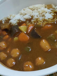 夏野菜カレー(玉ねぎご飯)-レシピのメイン写真
