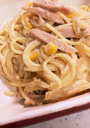 お手軽クリームパスタ-レシピのメイン写真