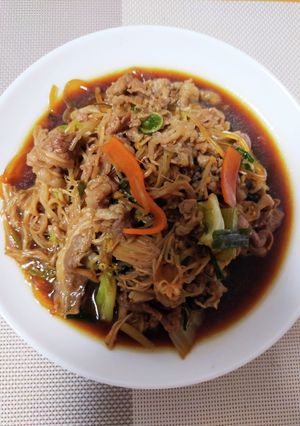 炒めて簡単！すき焼き-レシピのメイン写真