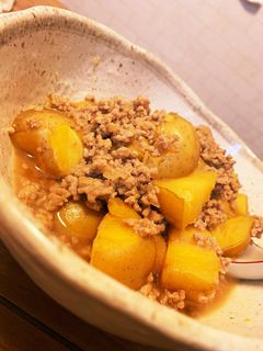 美味いんジャガ!ひき肉とじゃがいも甘煮-レシピのメイン写真