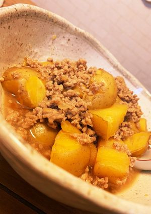 美味いんジャガ！ひき肉とじゃがいも甘煮-レシピのメイン写真