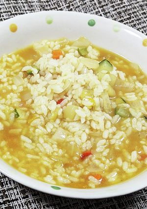 食欲そそる！カレー風味のインド風おかゆ-レシピのメイン写真