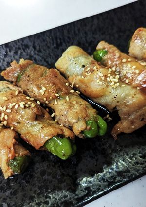 ししとうの肉巻-レシピのメイン写真