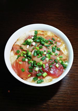 簡単☆ビンチョウとろろ丼-レシピのメイン写真