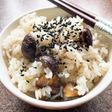 剥かない栗ごはん