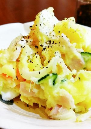 “インカのめざめ”でポテトサラダ。-レシピのメイン写真