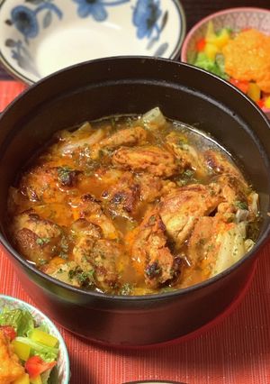 カレー風味の鶏肉と白菜のシチュー-レシピのメイン写真