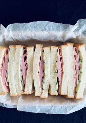 きゅうりとハムトーストサンド-レシピのメイン写真