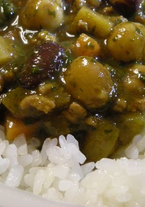 *余り野菜達とお豆のカレー*-レシピのメイン写真