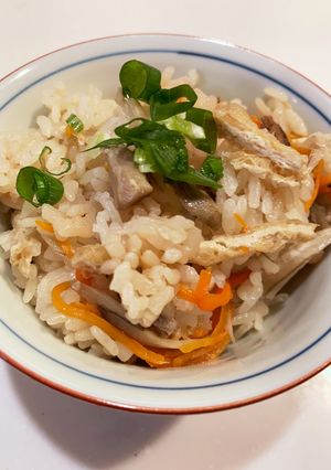 ゆかりのイブクロ　　鶏五目ご飯-レシピのメイン写真