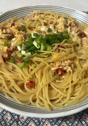 超簡単中華スープスパ-レシピのメイン写真
