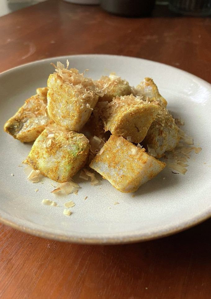 3分でもう1品　里芋カレーおかか和え-レシピのメイン写真