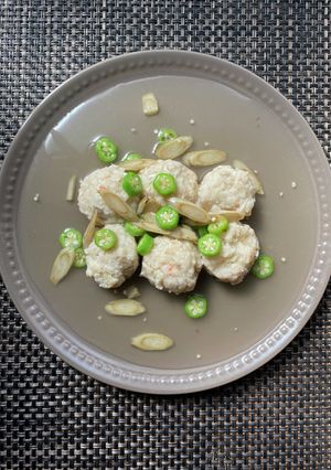 鶏ゴボウ団子　鶏ガラ出汁あんかけ-レシピのメイン写真