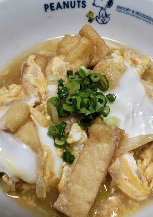 ネギと油揚げの節約煮物♡丼にも♪-レシピのメイン写真
