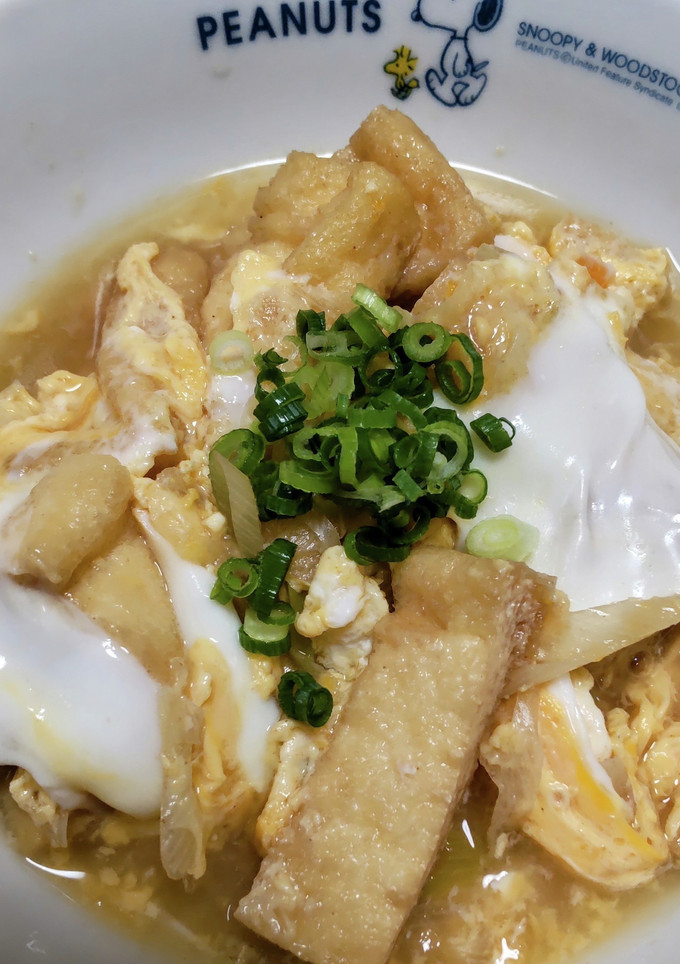 ネギと油揚げの節約煮物♡丼にも♪-レシピのメイン写真