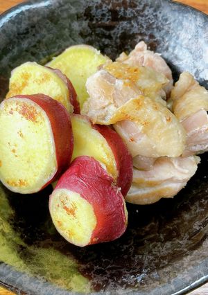味付けこれだけ！さつまいもと鶏肉のうま煮-レシピのメイン写真