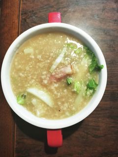ベーコンと白菜オートミール粥-レシピのメイン写真