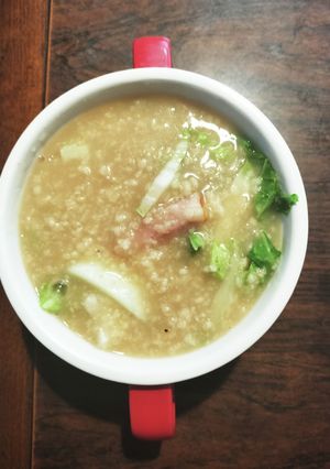 ベーコンと白菜オートミール粥-レシピのメイン写真